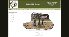 Desktop Screenshot of indianhillresort.com